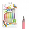 Długopisy żelowe neonowe Jelly Gloss 6szt