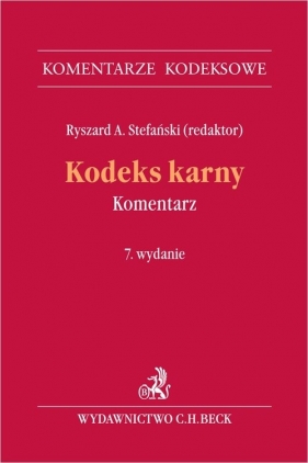 Kodeks karny. Komentarz