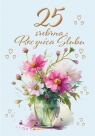 <img src='https://webimage.pl/pics/361/6/d5907780136361.jpg' width='349' height='500'> Kartka okolicznościowa Rocznica ślubu 25