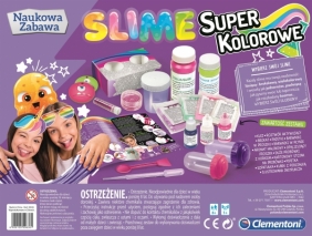 Clementoni, Naukowa Zabawa: Super kolorowe slime (50636)