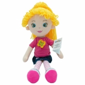 Lalka Małgosia granatowa spódniczka 35 cm (5079b)