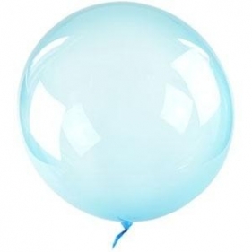 Balon Bubble niebieski