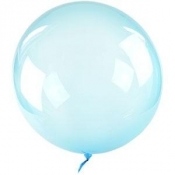 Balon Bubble niebieski