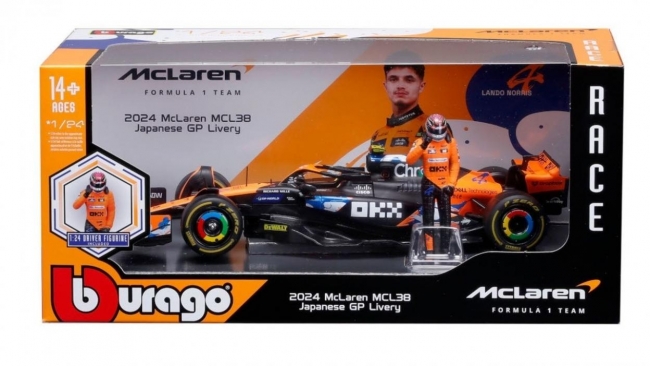 Formula With Figure Mclaren Team MCL38