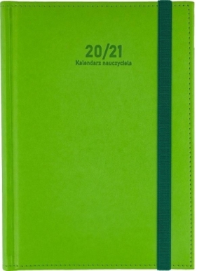 Kalendarz Nauczyciela A5 2020/2021 Nebraska seledynowy