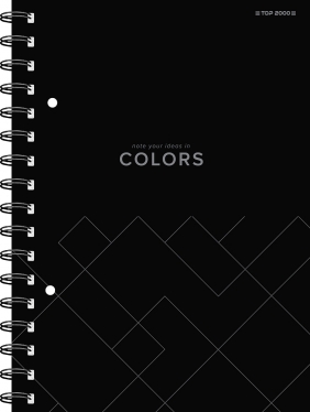 Kołozeszyt Top 2000 Colors A5/80k kratka, 1 szt
