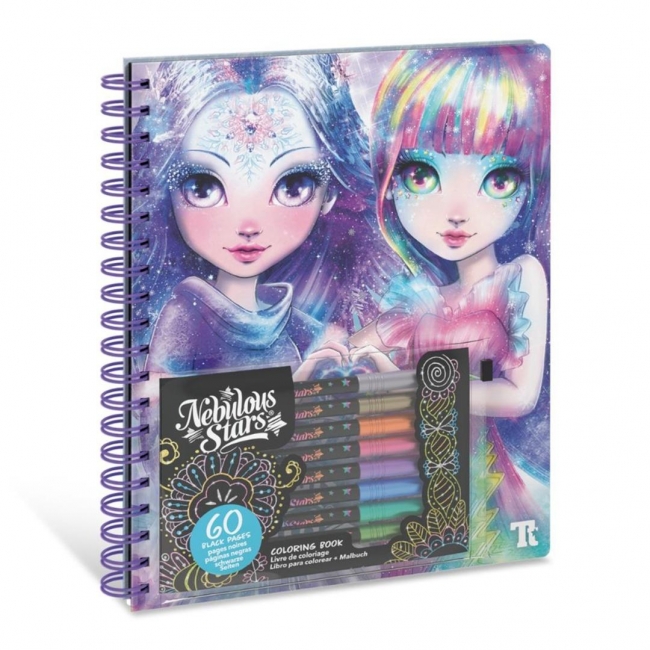 <img src='https://webimage.pl/pics/362/1/d0694704111362.jpg' style='height:440px' /> Kolorowanki z czarnymi kartkami i pisakami Isadora