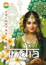 <img src='https://webimage.pl/pics/362/2/d4823089232362.jpg' width='358' height='500'> Kolorowanka A4 pionowa 8 obrazków India zielony