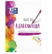 Blok do malowania A4/20K 120G biały (20szt) OXFORD