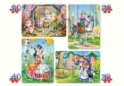 Puzzle x 4 - Królewna Śnieżka CASTOR (04362)