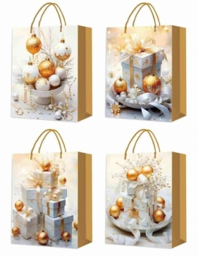 Torebka prezentowa S Boże Narodzenie platera mix