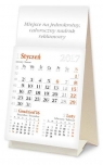 Kalendarz biurkowy 2017 BF 6 Minitrójdzielny