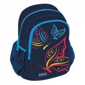 Plecak szkolny Butterfly niebieski