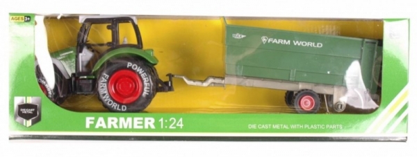 Traktor z przyczepą (115363)