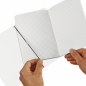 Notatnik my.book Flex A4/2x40k linia, kratka - biały (11361425)