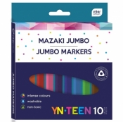 Flamastry trójkątne Jumbo 10 kolorów YN TEEN