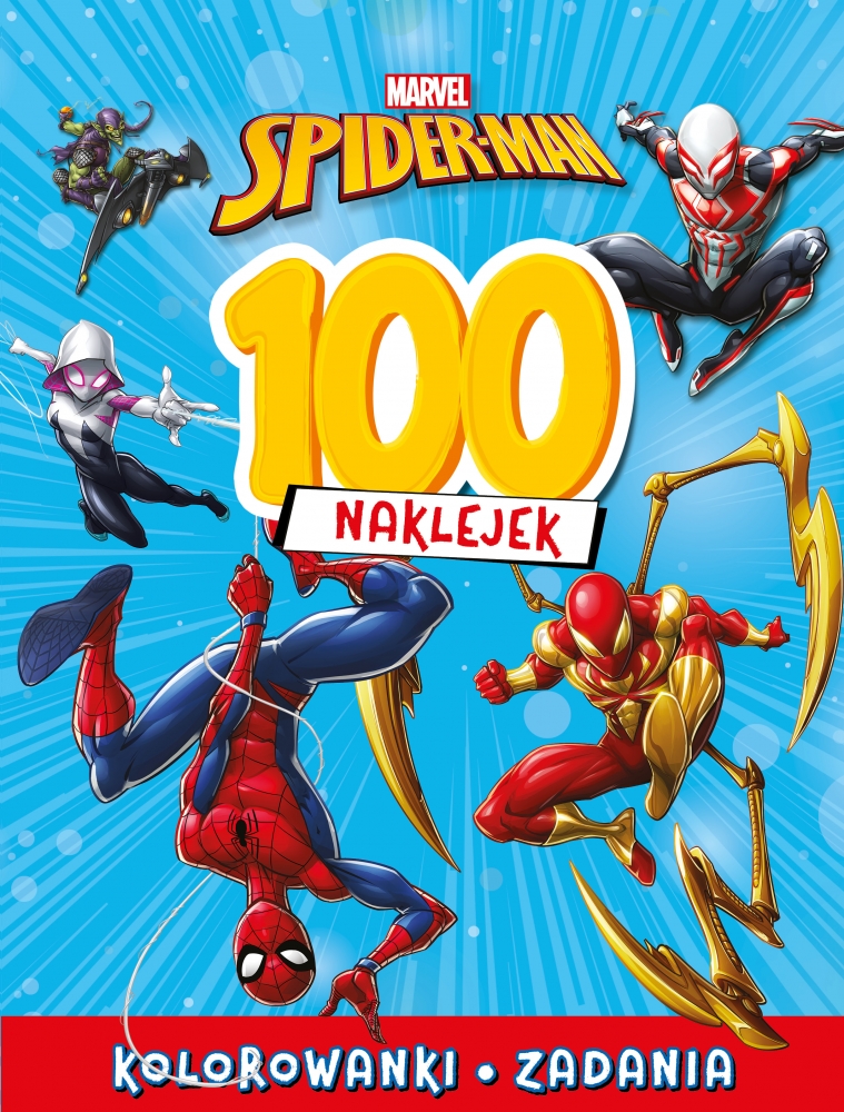 100 naklejek. Spider-Man. Marvel