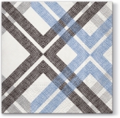 Serwetki Stylish Check blue SDL092705 - SDL077600
