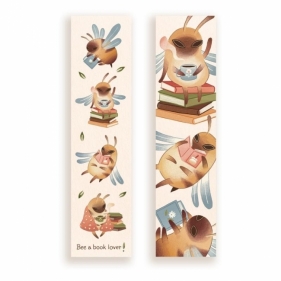 Zakładka kartonowa - Bee a book lover