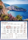 Kalendarz 2022 Ścienny Jednodzielny Grecja