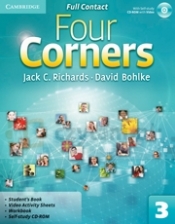 Four Corners 3 Full Contact with Self-study CD-ROM - Jack C. Richards, David Bohlke