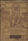 Średniowieczna teoria literatury w Polsce Rekonesans Michałowska Teresa