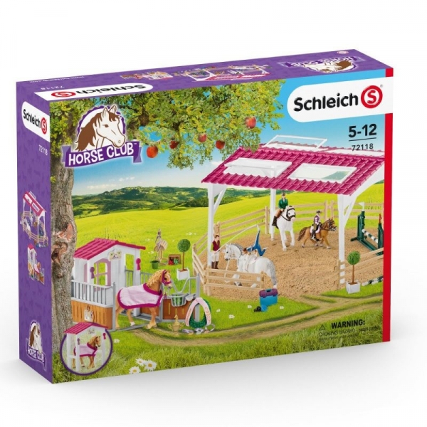 Zestaw figurek Szkoła jeździecka + akcesoria + konie (72118)