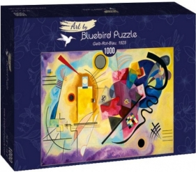 Bluebird Puzzle 1000: Żółty, czerwony, niebieski, Kandinsky (60036)