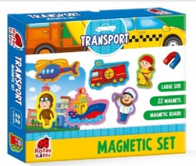 Zestaw magnetyczny z tablicą - Transport (RK2090-04)