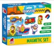 Zestaw magnetyczny z tablicą - Transport (RK2090-04)