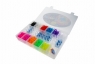Gumki Loom bands kasetka plastikowa, 1500 sztuk mix kolorów