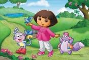 Dora z ptaszkami Puzzle Maxi 20 - <br />