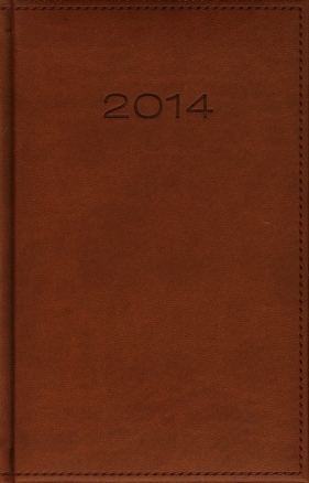 Kalendarz 2014 B6 41D Brązowy dzienny - <br />