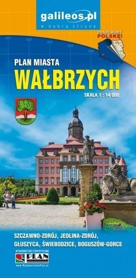 Plan miasta - Wałbrzych 1:14 000