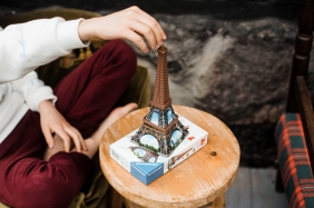 Ravensburger, Puzzle 3D Mini budynki: Wieża Eiffel (12536)