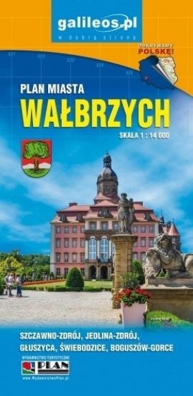Plan miasta - Wałbrzych 1:14 000 - Praca zbiorowa