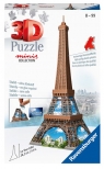 Puzzle 3D: Wieża Eiffel (12536) Wiek: 8+