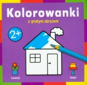 Kolorowanka z grubym obrysem W domu - <br />