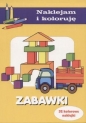 Zabawki Naklejam i koloruję - Anna Wiśniewska
