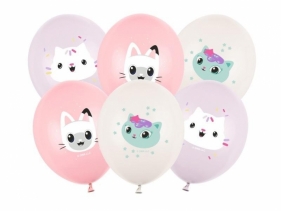Balony Koci Domek Gabi 30cm 6szt