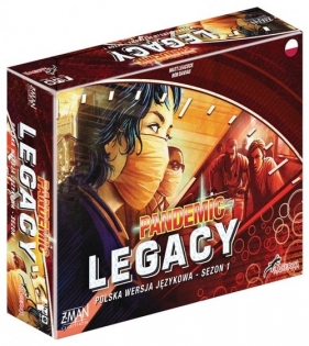 Pandemic Legacy: Sezon 1 (edycja czerwona) - Rob Daviau, Matt Leacock