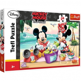 Puzzle Maxi 24: Piknik na plaży (14236)