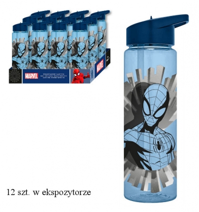 Bidon na wodę Spiderman 600 ml Kids Euroswan