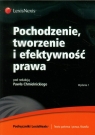 Pochodzenie, tworzenie i efektywność prawa