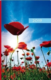 Terminarz 2019 Kolor tygodniowy - maki