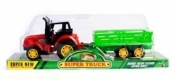 Traktor z przyczepą