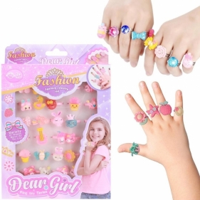 Zestaw pierścionków biżuteria 30szt