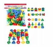 Klocki Małych Geniuszy - Figury ze śrubkami, 50 elementów (116365)