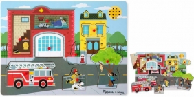 Puzzle dźwiękowe - Straż pożarna (MD10736)