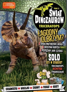 Świat Dinozaurów 3 Triceratops